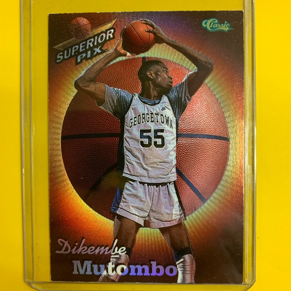 Dikembe Mutumbo Rookie Card 1995 Classic NCAA 27/30 Denver Nuggets Basketball